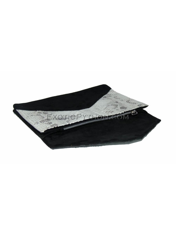 Python clutch black & white CL-2