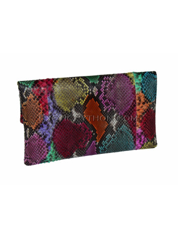 Clutch python multicolor shiny CL-5