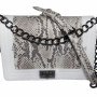 Snakeskin crossbody bag CL-44