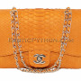 Snakeskin crossbody bag CL-31