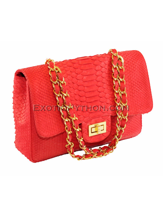 Snakeskin crossbody bag CL-33