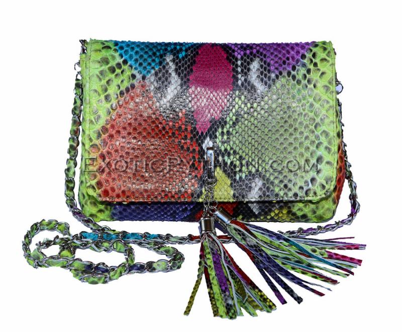 Fashion Nova | Bags | Multicolor Snakeskin Purse | Poshmark