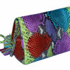 Multicolor snakeskin purse CL-26