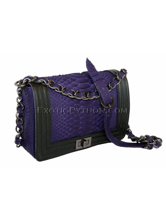 Snakeskin crossbody bag CL-8