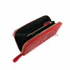 Python leather wallet red motive glossy WA-46