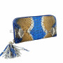 Python wallet with tassle multicolor WA-48