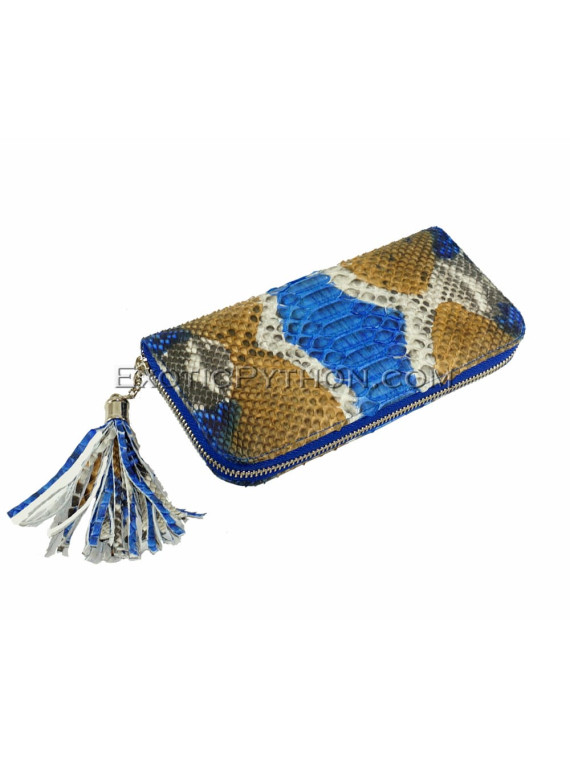 Python wallet with tassle multicolor WA-48