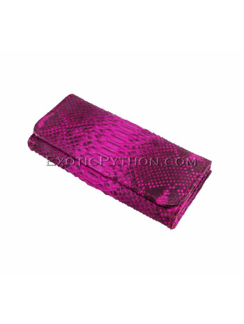 Snakeskin wallet pink motive WA-49