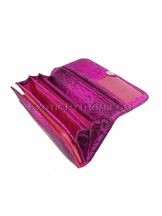 Snakeskin wallet pink motive WA-49