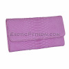 Snakeskin purse pink matt WA-55