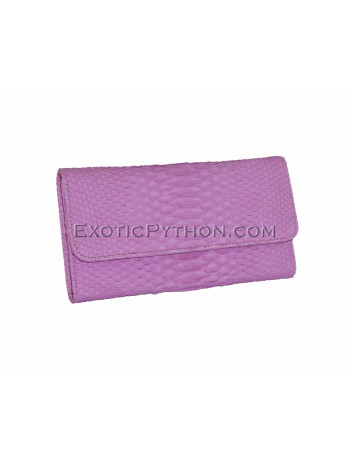 Snakeskin purse pink matt WA-55