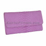 Snakeskin purse pink matt WA-55