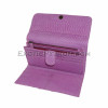 Snakeskin purse pink matt WA-55