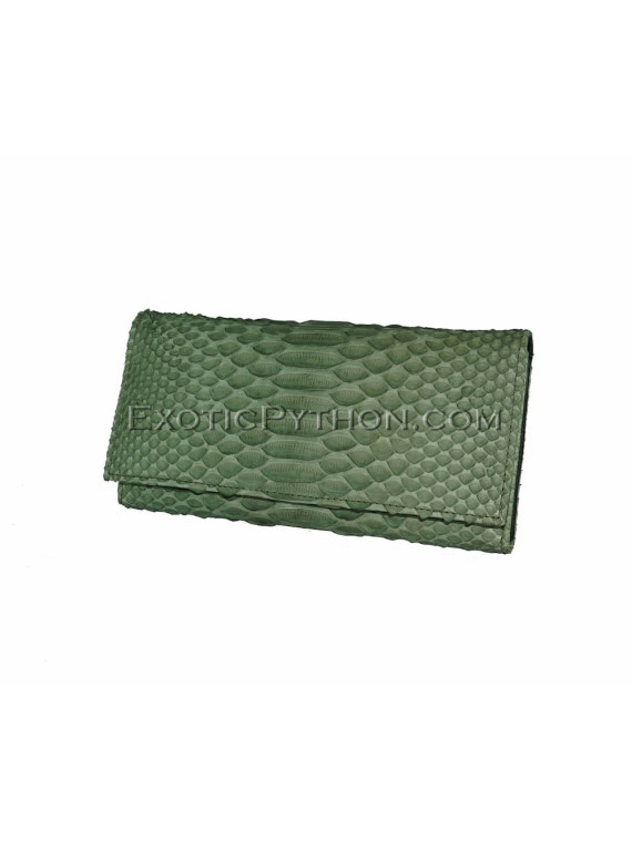 Python purse green matt WA-59