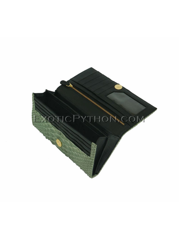 Python purse green matt WA-59