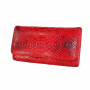 Snakeskin wallet red motive shiny WA-62