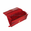 Snakeskin wallet red motive shiny WA-62