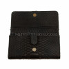 Python purse black matt WA-8