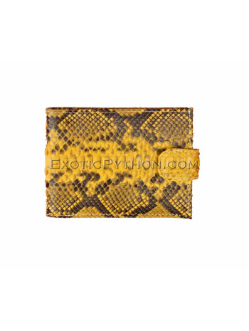 Snakeskin wallet yellow motive  WA-29