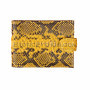 Snakeskin wallet yellow motive  WA-29