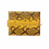 Snakeskin wallet yellow motive  WA-29