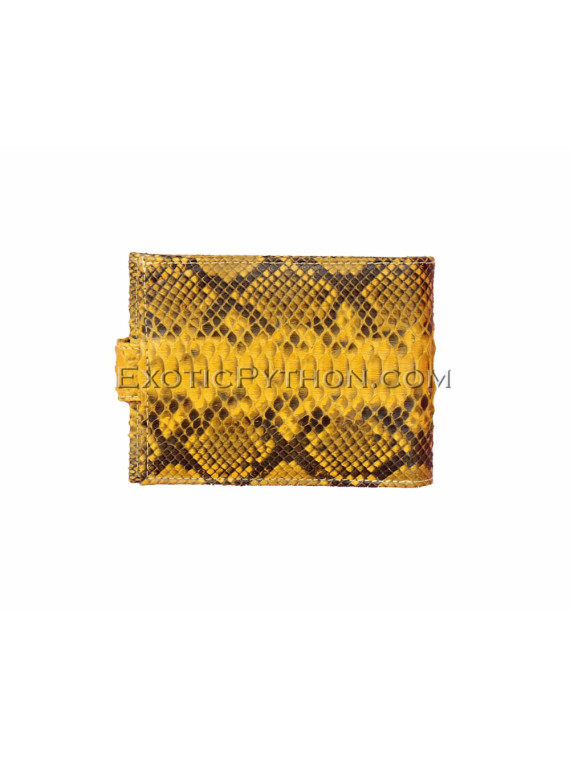 Snakeskin wallet yellow motive  WA-29