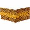 Snakeskin wallet yellow motive  WA-29