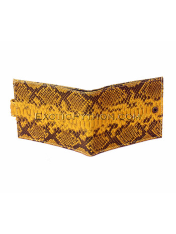 Snakeskin wallet yellow motive  WA-29