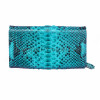 Snakeskin purse blue motive WA-30