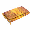 Snakeskin purse yellow motive WA-31