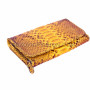 Snakeskin purse yellow motive WA-31