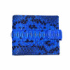 Snakeskin wallet blue motive  WA-16