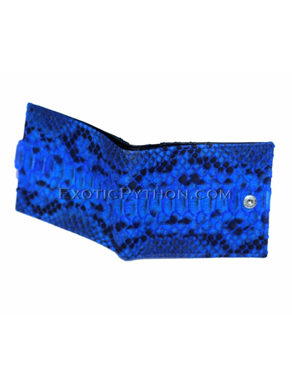 Snakeskin wallet blue motive  WA-16