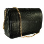 Black python bag BG-255