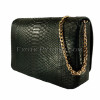 Black python bag BG-255