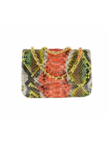 Multicolor snakeskin purse Cl-105