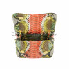 Multicolor snakeskin purse Cl-105