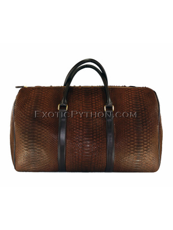 Snakeskin travel bag BG-230