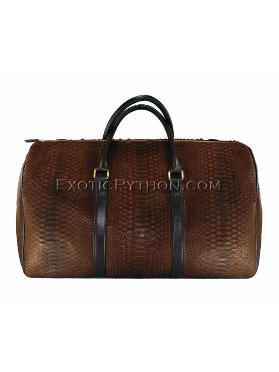 Snakeskin travel bag BG-230