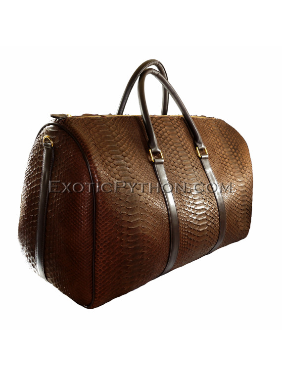 Snakeskin travel bag BG-230