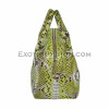 Snake leather bag shiny multicolor BG-233