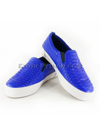 Snakeskin slip ons SH-93