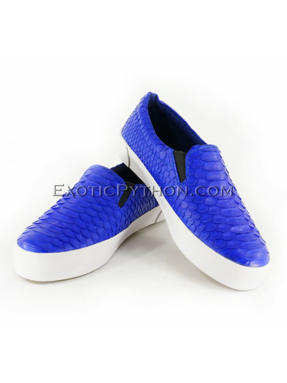 Snakeskin slip ons SH-93