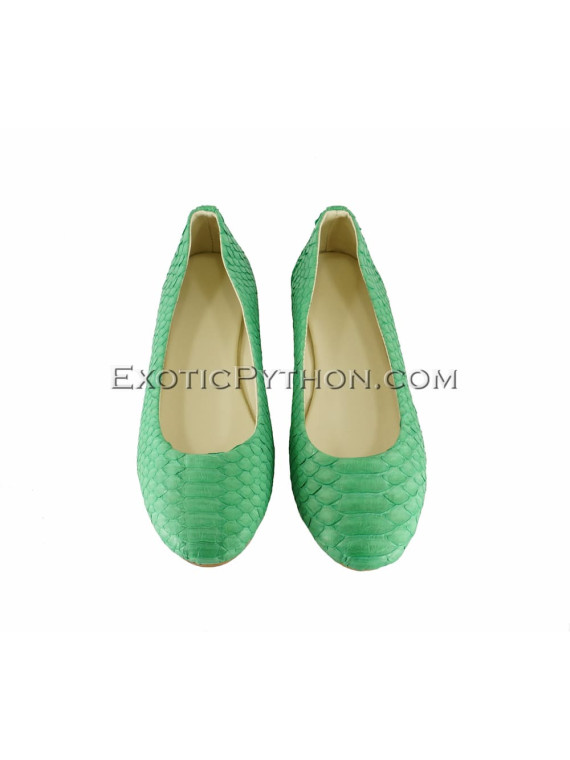 Snakeskin ballerina shoes SH-98