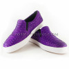 Snakeskin slip ons SH-99