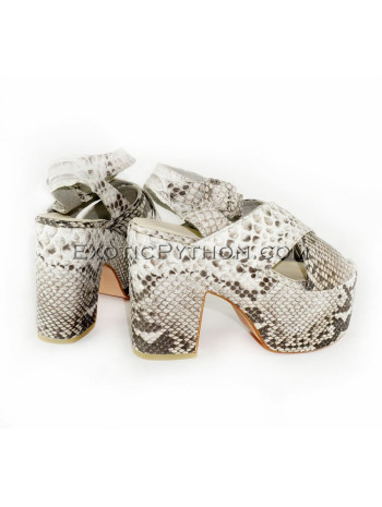 Snakeskin shoes womens SH-100